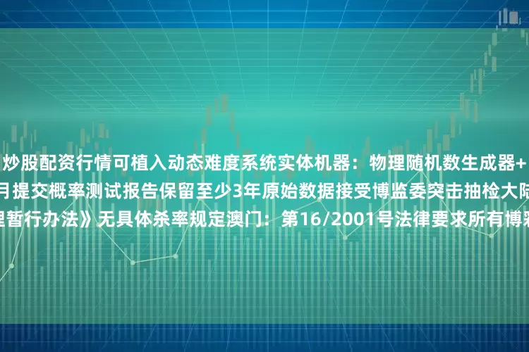 炒股配资行情可植入动态难度系统实体机器：物理随机数生成器+定期质检封印监管体系对比：每月提交概率测试报告保留至少3年原始数据接受博监委突击抽检大陆：文化部《网络游戏管理暂行办法》无具体杀率规定澳门：第16/2001号法律要求所有博彩设备需：商业模式影响：电子游戏依赖&quot;鲸鱼玩家&quot;（大R玩家）贡献主要收入实体赌场更注重整体客流量平衡行业发展趋势技术融合趋势：澳门新世代角子机开始采用